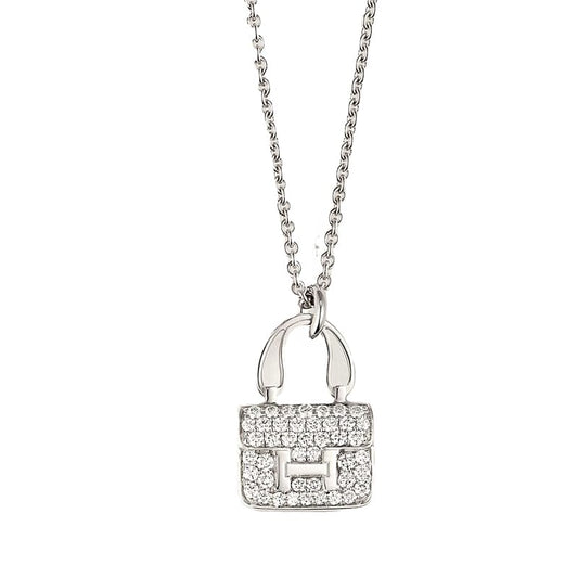 18K Amulettes Constance Pendant Hermes Necklace